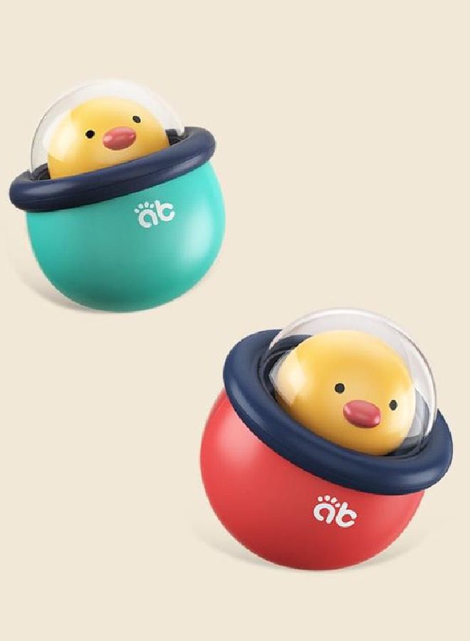 AB Tumbler Toy Cute Musical Toy Built In Bell Self Balancing Toy - Image 2