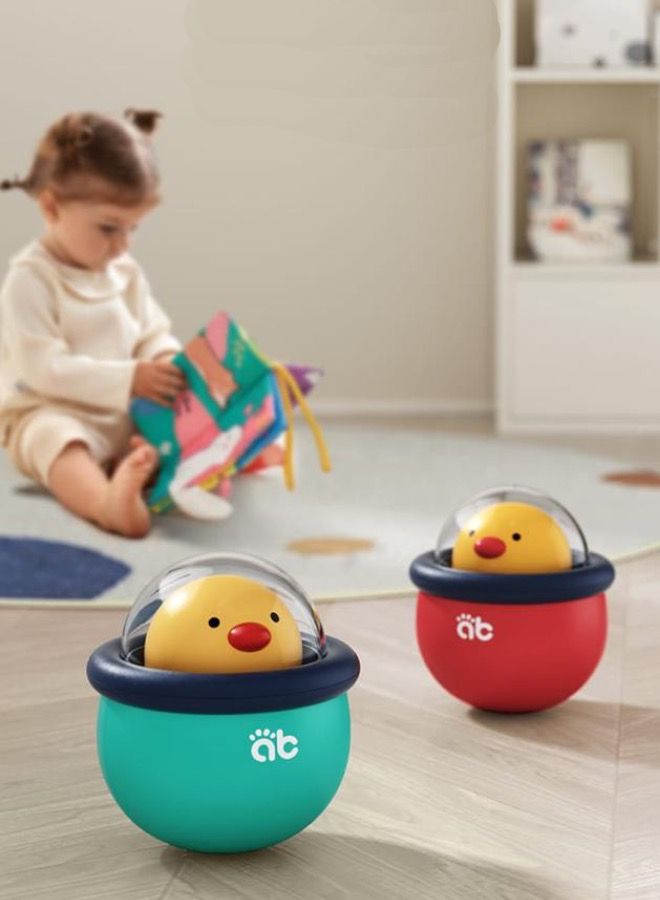 AB Tumbler Toy Cute Musical Toy Built In Bell Self Balancing Toy - Image 5