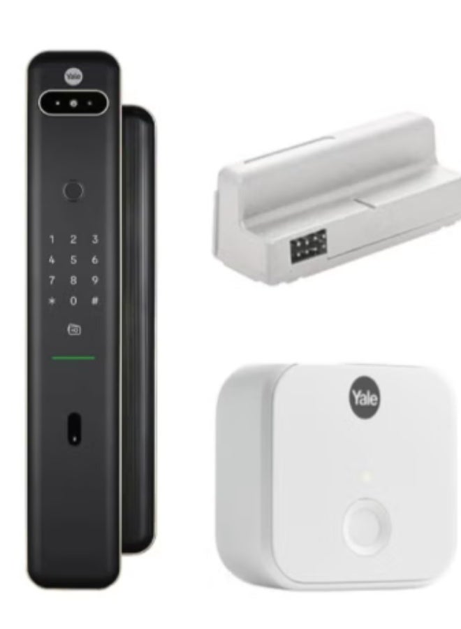 ييل مجموعة قفل الباب الذكي Yale Luna Pro+ المزودة بتقنية التعرف على الوجه (بما في ذلك Yale Access BLE + Yale Access Bridge) - Image 1