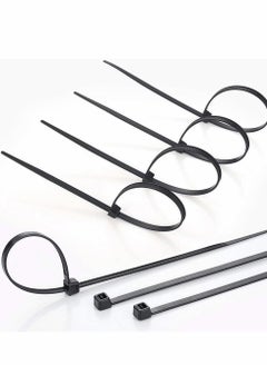 KASTWAVE Black Cable Ties  100 mm 2.5 mm,4" Premium Tie Wraps Self Locking Small Nylon Zip Ties for Home Office Garage and Workshop 1000 Pack  - Image 4