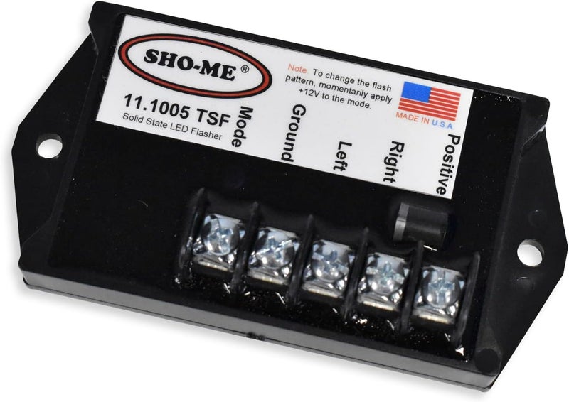 Able2/Sho-Me 11.1005TSF Strobe-Style LED Flasher with Terminals - Image 1