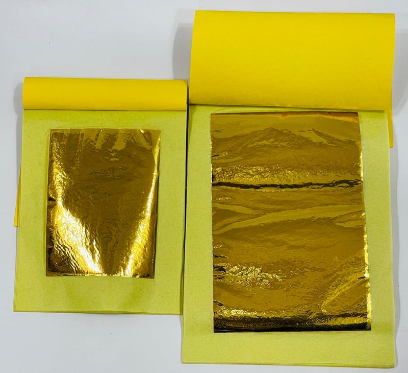 TPWC tanjore Gold foils (6x4)(3x4) Size 25 Pages Gold foils Book for tanjore Painting,Frame Art Temple Decor Mysore Painting,Art & Crafts Home Decoration etc (Size(6x4)) - Image 3