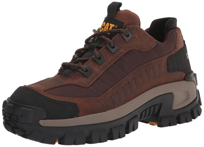 CAT Footwear Men's Invader Steel Toe Work Shoe, Dark Brown, 10 Wide - Image 1