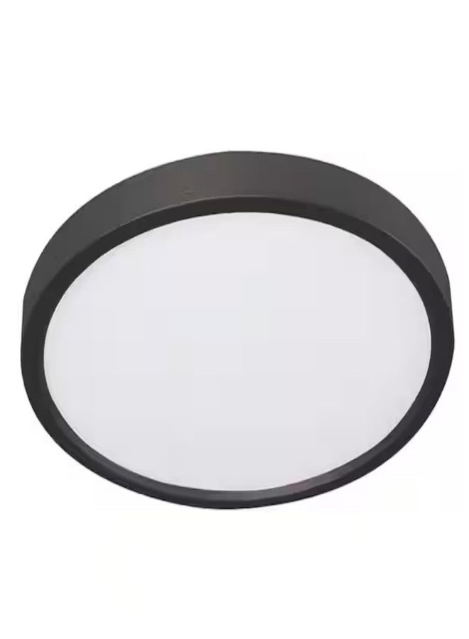 AFX EGRF08LAJD5 Edge Round 8 Inch LED Flush Mount Ceiling Light | 15W Integrated LED | 1000 Lumens | Dimmable | 2700-5000K Adjustable CCT | White Acrylic Diffuser | Modern Low Profile Ceiling Fixture - Image 1