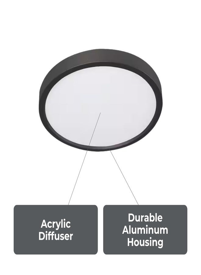 AFX EGRF08LAJD5 Edge Round 8 Inch LED Flush Mount Ceiling Light | 15W Integrated LED | 1000 Lumens | Dimmable | 2700-5000K Adjustable CCT | White Acrylic Diffuser | Modern Low Profile Ceiling Fixture - Image 5