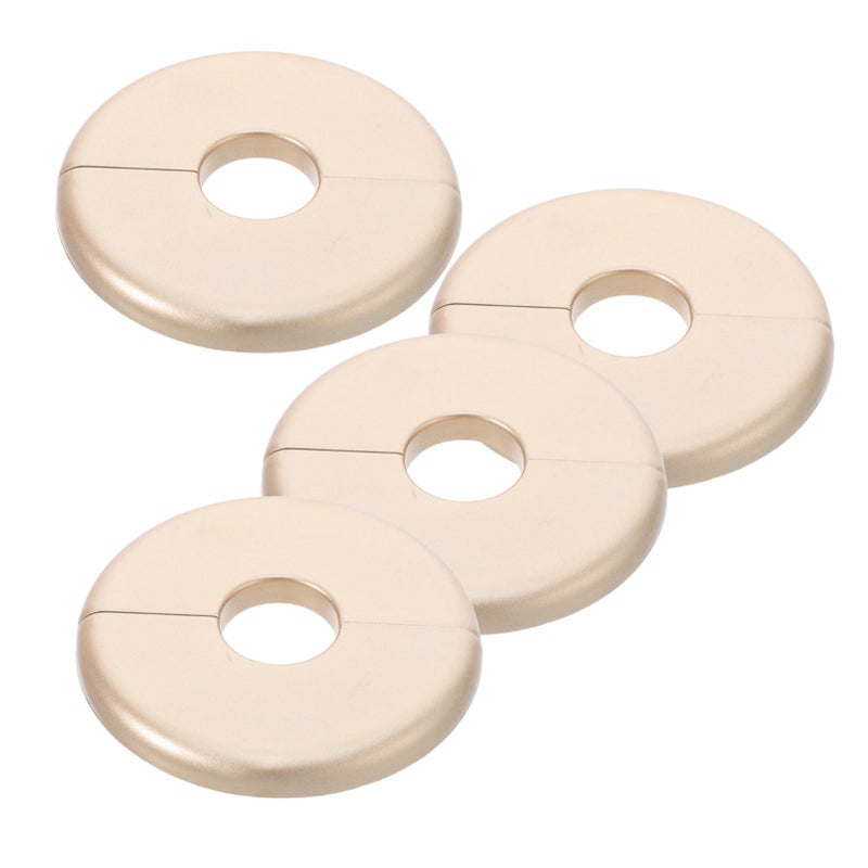 Decorative Flange Pipe Cover Round Split Wall Plate Golden Conceals Openings - Image 2