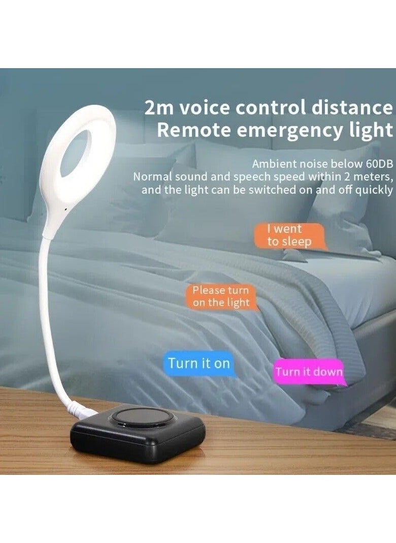 Generic LED Voice Controlled Night Light USB Energy-Saving Desk Light Voice Sensor Atmosphere Light Emergency Lighting  - Image 5