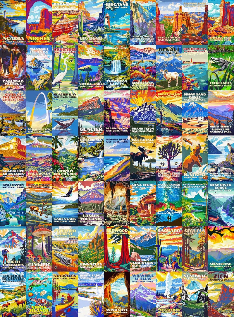 Cross & Glory Cross Glory Grand Tour of Americas National Parks 1000 Piece Jigsaw Puzzle for Adults Scenic Travel Puzzle Perfect for Puzzle Enthusiasts - Image 3