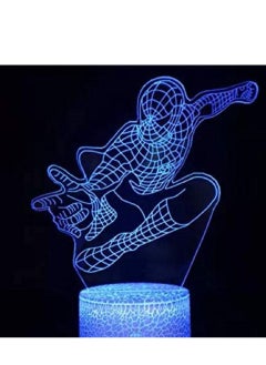 althiqahkey Superhero 3D Night Light Spiderman Toys for Boys Fun Mens Gadget Gifts Ideas Party New Year Birthday Favours Gift for Kids Girls Boys  - Image 1