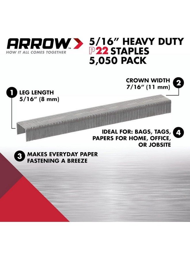 Arrow F 4 Arrow Fastener 225 5/16" P22 Staples - Image 4