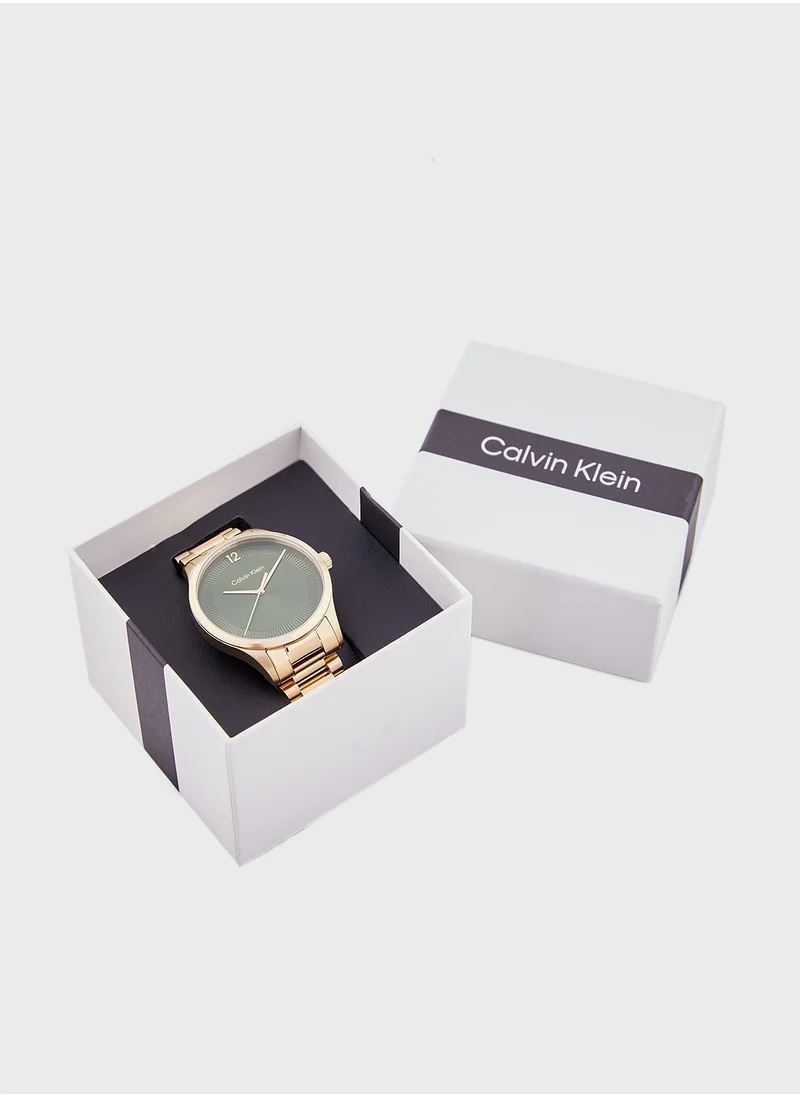 CALVIN KLEIN Ionic Plated Thin Gold Steel