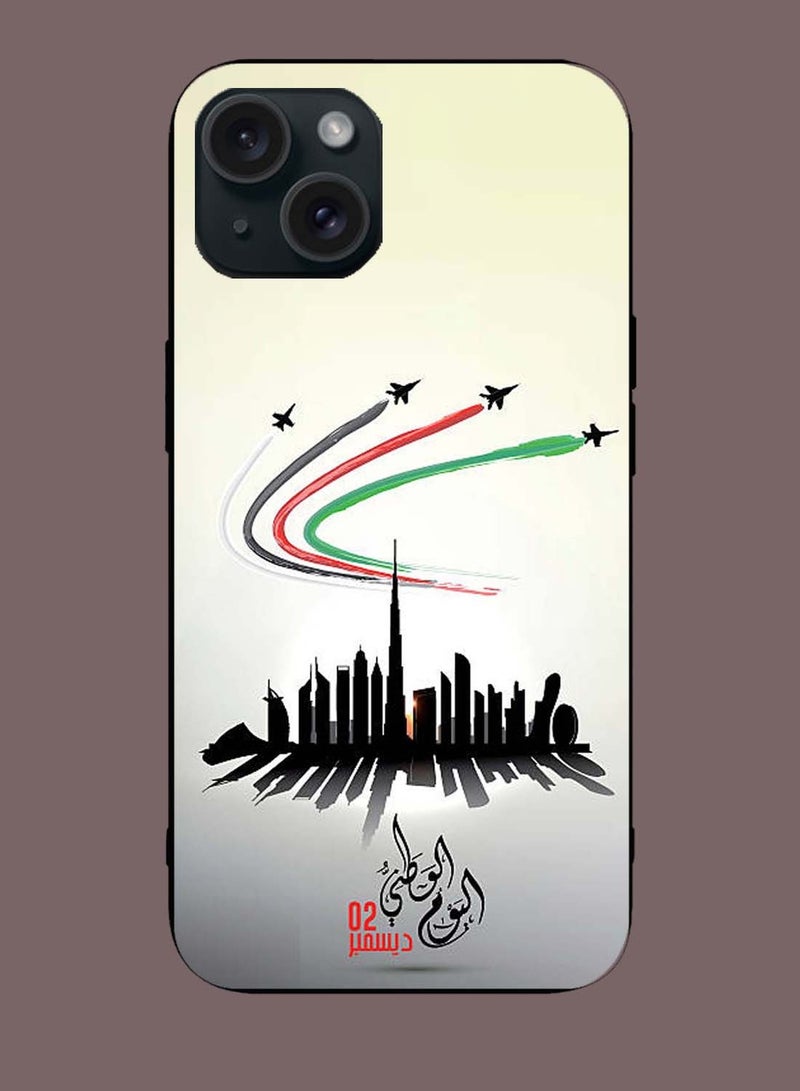 Service Zone Protective Mobile Back Cover Happy UAE National Day For iPhone 15 Plus - Image 2