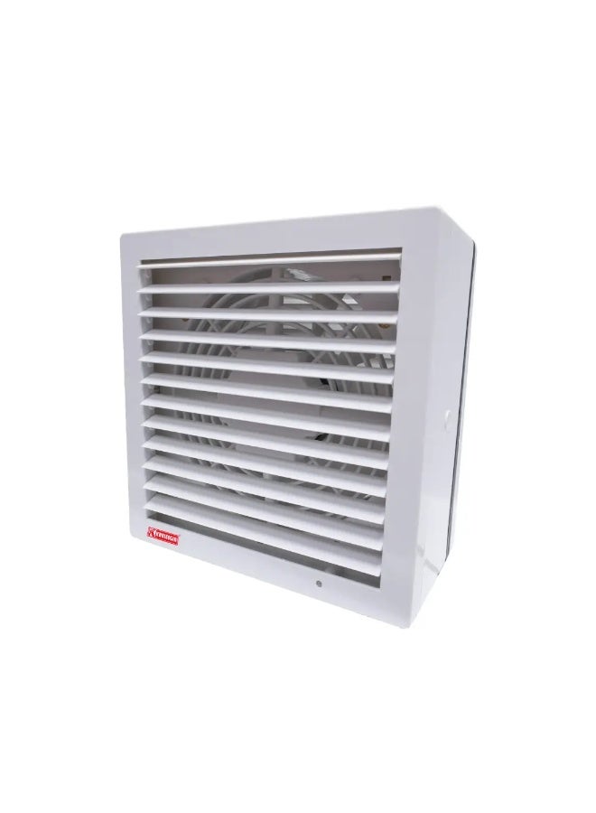 KHALEEGIA Square Auto Double Shutter Glass Mounting Exhaust Fan 4 inch  - White