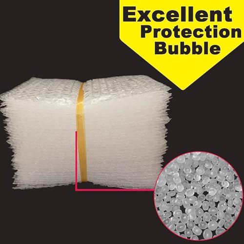 EVANCENT 50Pcs Clear Bubble Out Bags, 12”x16” Bubble Pouches Bags for Shipping, Double Wall Cushioning Wrap Pouch for Moving Packaging Storage Fragile China Dishes Electronic Item - Image 4