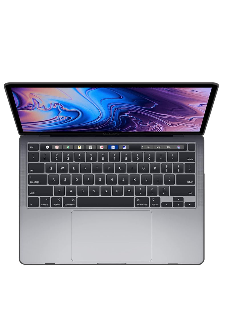 Generic - Hard Shell Case Protective Snap On Cover Compatible with Apple MacBook Pro 15 inch 2019 2018 2017 2016 Release A1990 A1707 with Touch Bar and Touch ID (Crystal Black) - Image 1