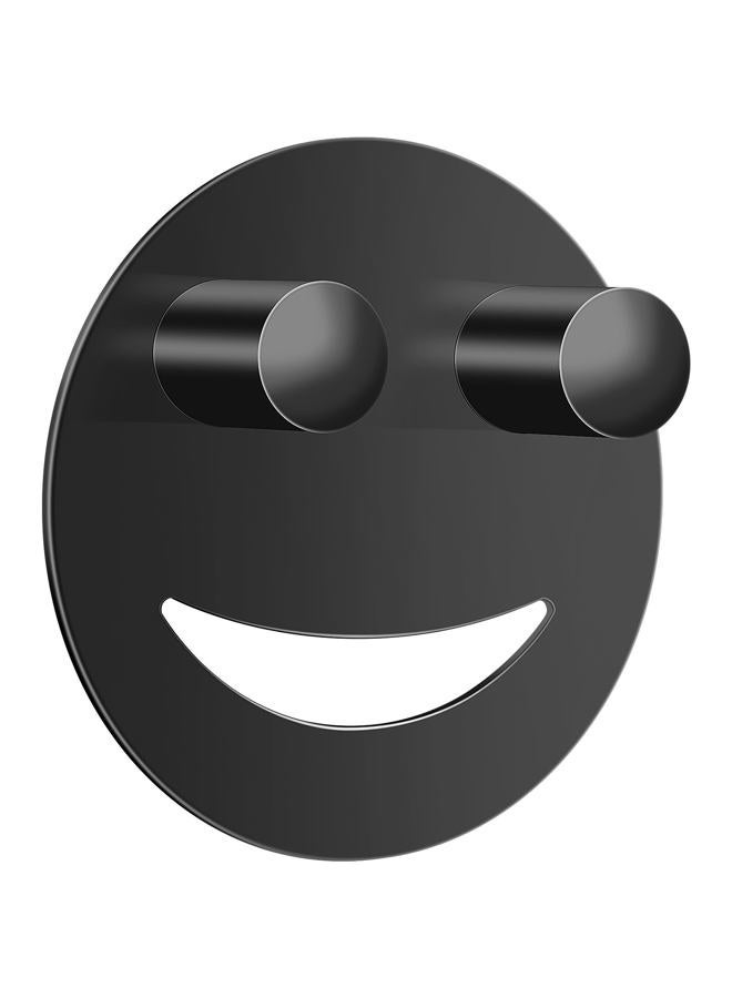 Yoshiky Stainless Steel Smiley Face Sponge Holder, Silver Sink Caddy Organizer Storage with Suction Cup for Kitchen, Kitchen Accessories Decor Scrubber-Black - Image 1