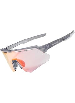 Rockbros Photochromic Cycling Glasses For Men Running Glasses For Women Mountain Bike Sunglasses  - Image 1