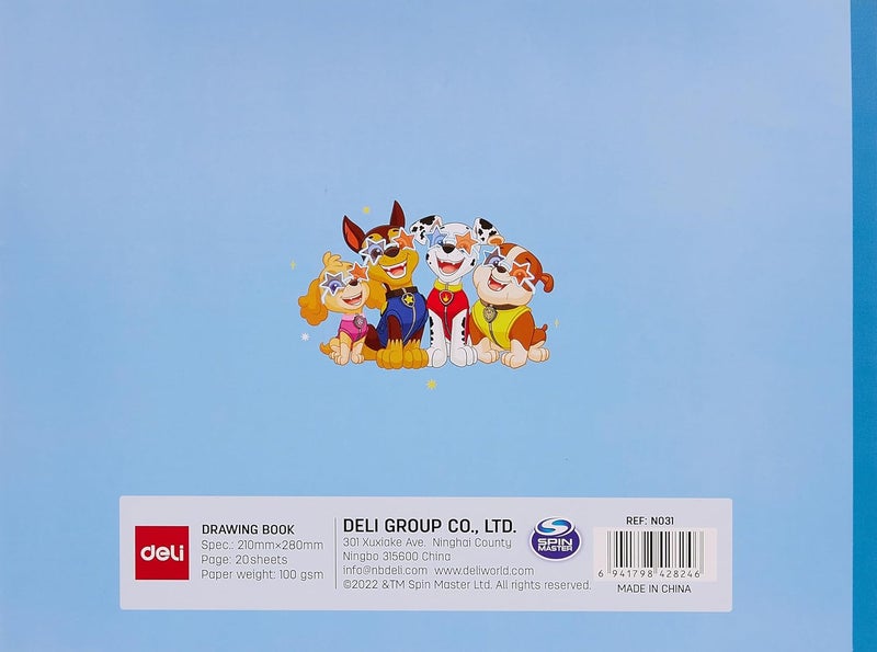 Nan Deli EN031 Drawing Book with 20 Sheets - Assorted Colors - Image 2