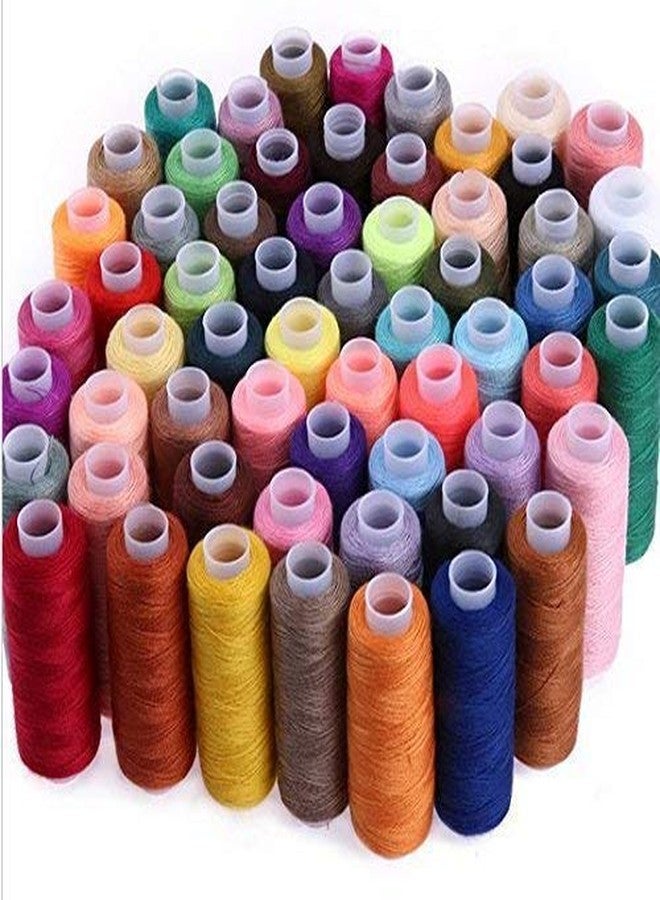YOOKO Assorted Color Polyester Thread Sewing Threads Spools with Fast Colour Design,300M Each (Pack of 50) - Image 2