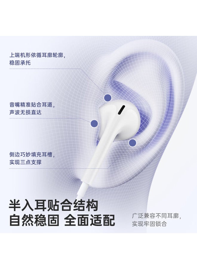 Ikf B1 Semi-in-ear Wired Hifi Earphones For Pc Tablet Xiaomi Huawei Oppo Apple 3.5mm Fps Gaming Headset With Sound Positioning