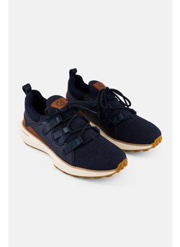 COLE HAAN Men Medium Grnd Motion Stitch Lace Up Outdoor Shoes, Navy  - Image 1