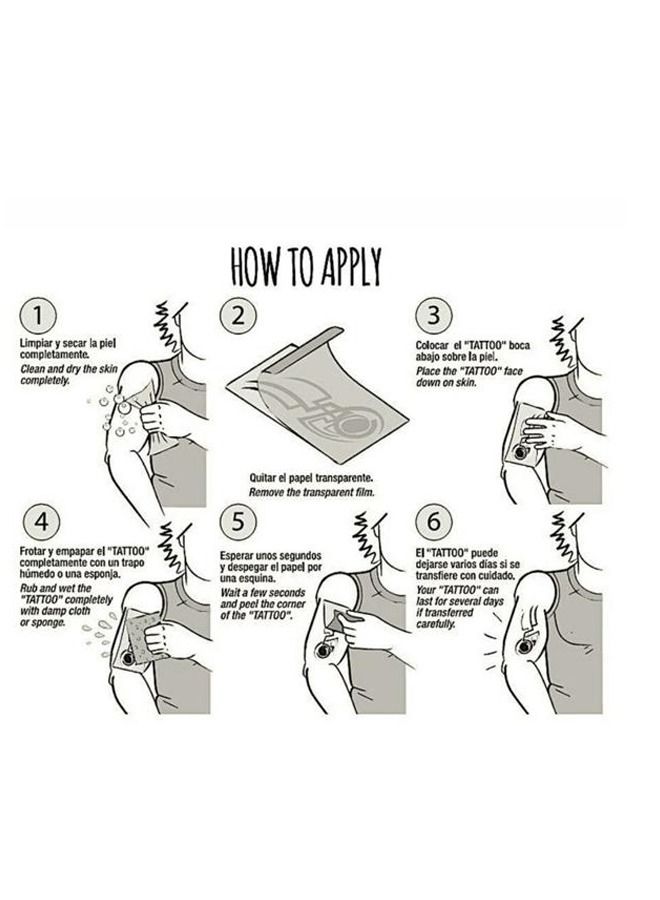 5esha Waterproof Temporary Tattoo Sticker - Image 5