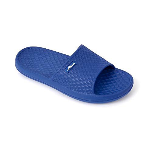 FUNKYMONKEY Mens Bathroom Shower Slippers Indoor Home Beach Non Slip Sandal (10 M US, Royal Blue) - Image 1