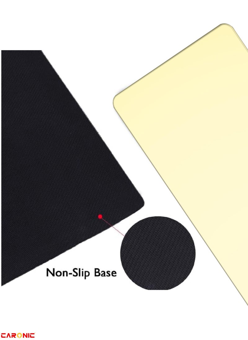 Large Gaming Mouse Pad with Superior Micro Weave Cloth Extended Desk Mousepad with Stitched Edges Non-Slip Base Water Resist Keyboard Pad For Gamer And Office Home TLO 184