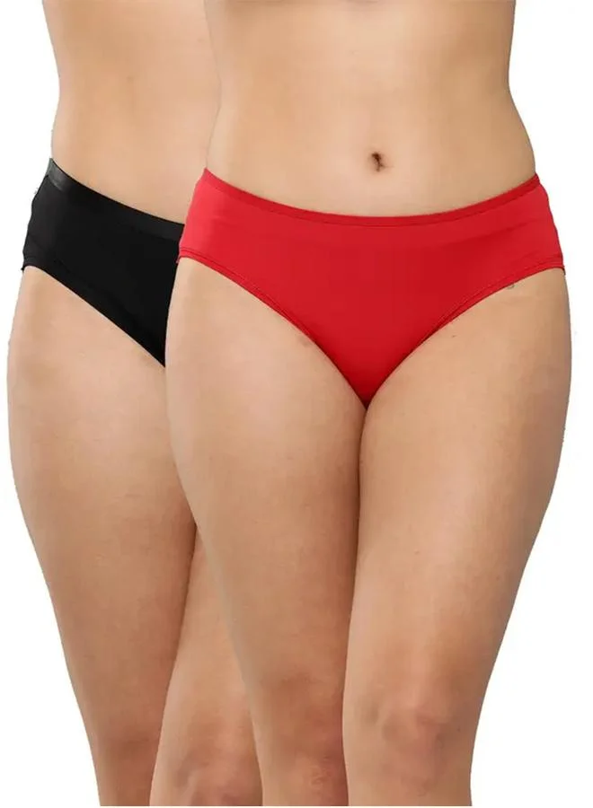 Leading Lady Leading Lady Pack of 2 - Solid Hipster Briefs