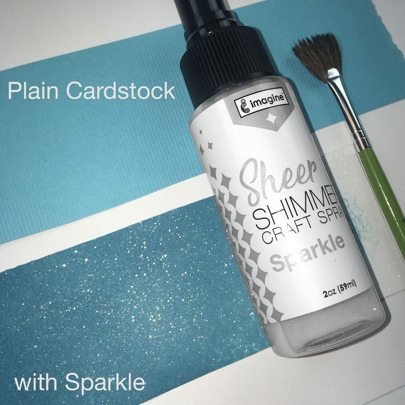Imagine Crafts Sheer Shimmer Spritz Spray, Sparkle (Packaging May Vary) - Image 2