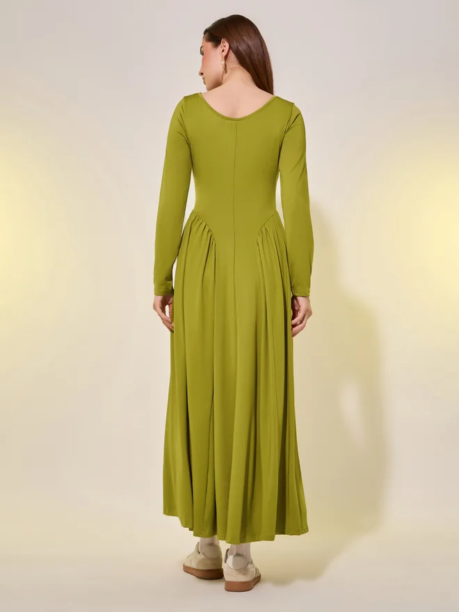 Take Two A-Line Midi Dress