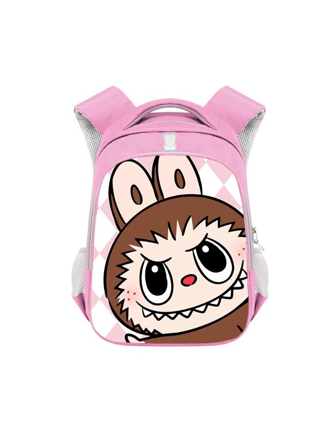 لابوبو حقيبة ظهر لابوبو للطلاب، بسعة كبيرة، عالية الجودة، مصنوعة من البوليستر المقاوم للتآكل، مقاس 36*26*13 سم. - Image 1