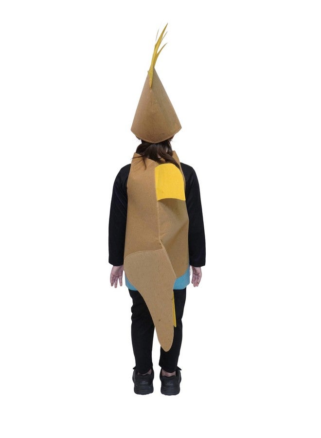 Kaku Fancy Dresses Polyester Puffer Fish Cutout For Kids, Water Animal Costume For Boys & Girls (Freesize/Only Cutout With Cap), Multicolor - Image 3