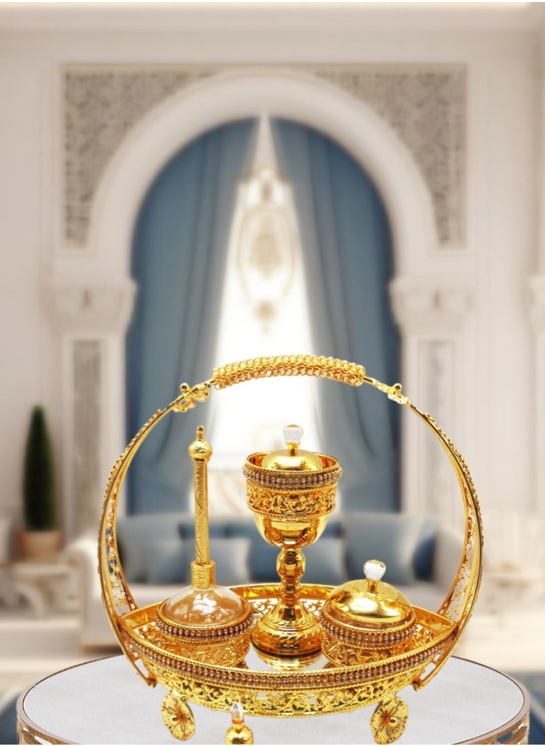Bakhoor BoSidin Premium Arabian Incense Burner Set Home Decore and Fragrance  - Image 3