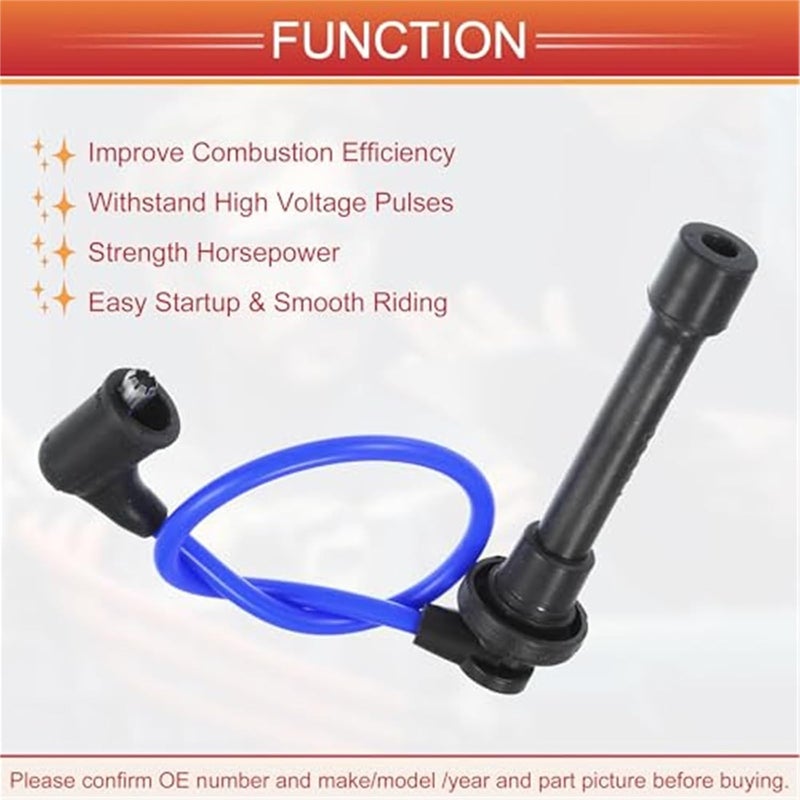 Vuzmode Car Spark Plug Coil Wires Set - Image 4