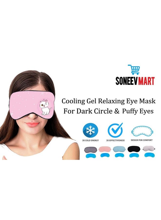 SONEEV MART Luxurious Gel Eye Mask for Soothing Relaxation and Stress Relief Reusable and Cold Therapy Ideal for Puffy Eyes, Dark Circles Headache Relief - Image 3