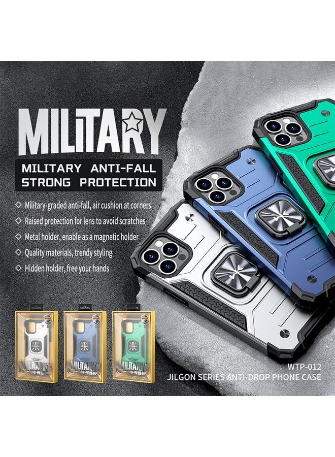 WK Case For iPhone 12 Pro Max WTP-012 Shockproof PC + TPU + Metal Phone Case with Ring Holder - Image 2