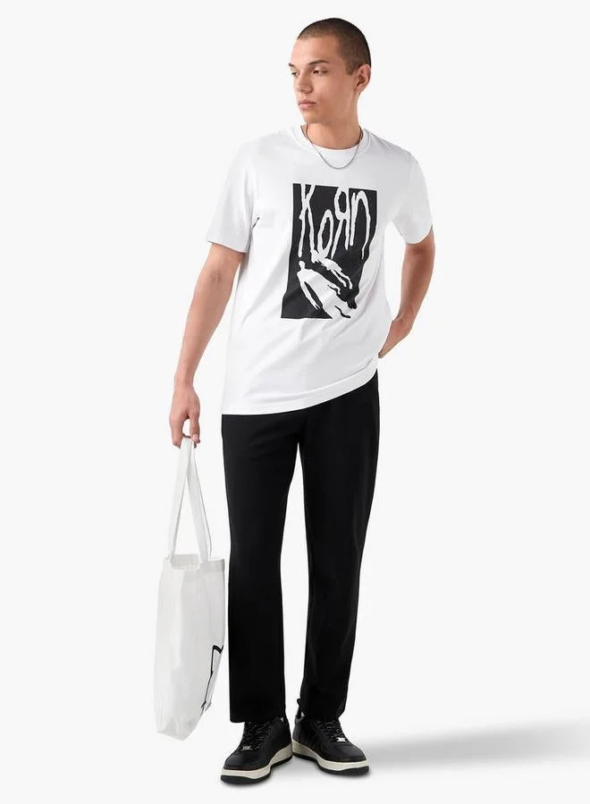 Splash FAV Korn Print T-shirt