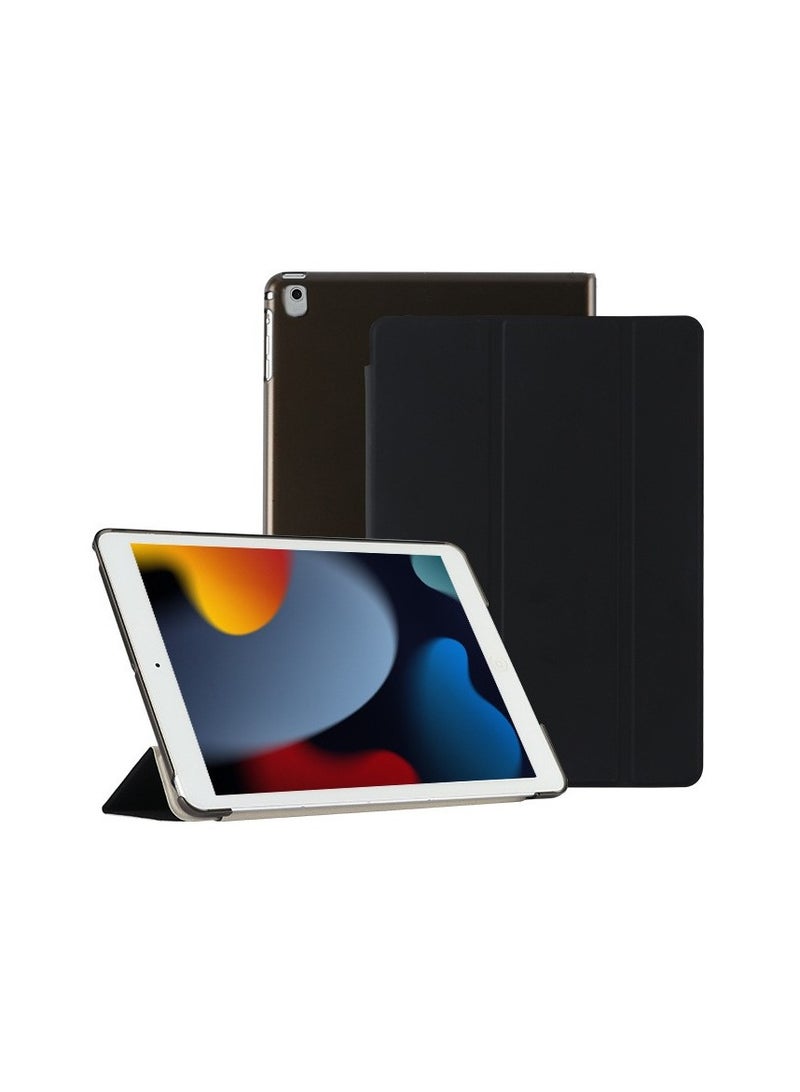 حافظة لجهاز iPad  11th/iPad 10th  2024/2025. متوافقة مع حافظات iPad وحافظات الجهاز اللوحي الجلدية وأغطية iPad الواقية وحافظات الجلد الرقيقة ثلاثية الطيات وأغلفة iPad. (أسود) - Image 1