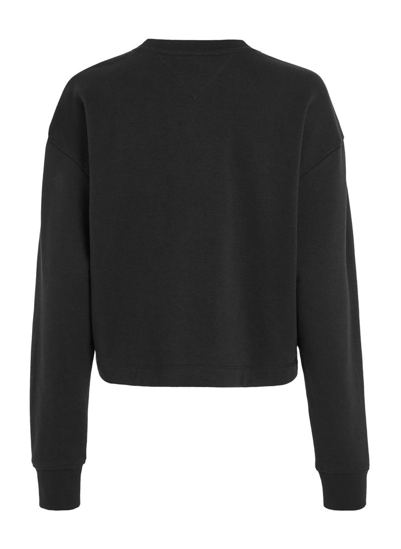 TOMMY JEANS - Crew Neck Logo Sweatshirt - Image 1