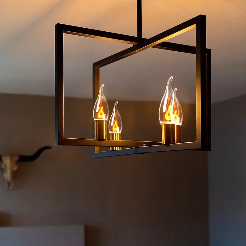 E14/E27 Flame Light Bulb Chandelier Candle Light Flame Flickering LED Bulb Lamp Vintage Flickering Effect Tungsten Candle Lamp - Image 5