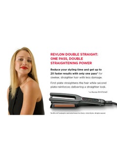 Revlon Revlon Double Straight Copper Ceramic Dual Plate Straightener RVST2204ARB  - Image 5