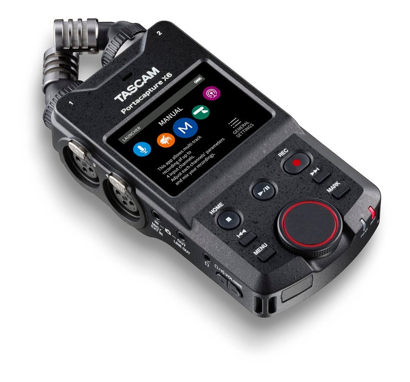 TASCAM Portacapture X6 32-bit Float Portable Audio Recorder, Field Recorder for Video, Music, Podcast, Voice, Podcasting - Image 1