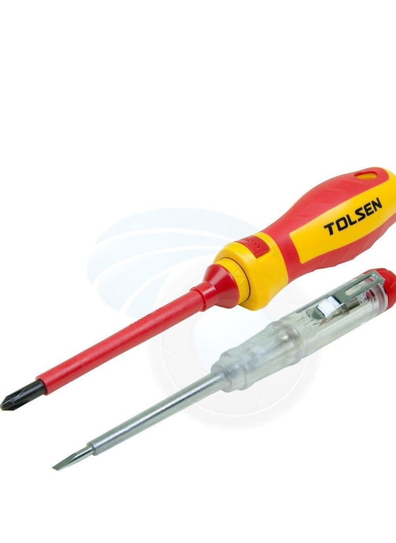 TOLSEN Tolsen 13pcs Tolsen Interchangeable VDE 1000V Power Insulated Screwdriver Set  - Image 3