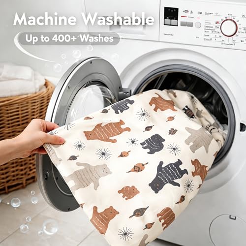 YIVEKO Baby Waterproof Bed Pad Washable Mattress Pad Reusable Underpads Bed Wetting Incontinence Cover for Baby Toddler Children and Adults-Gray Sky - Image 4