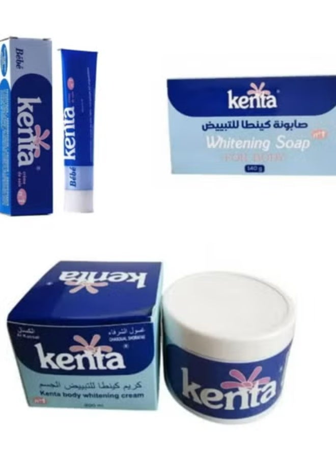 The Most Powerful Whitening Kenta Cream And Soap Set