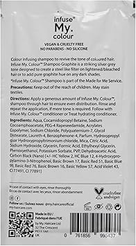 infuse my. colour Infuse My Colour Graphite Shampoo for Unisex 15 ml - Image 3