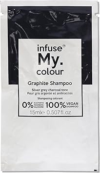 infuse my. colour Infuse My Colour Graphite Shampoo for Unisex 15 ml - Image 1