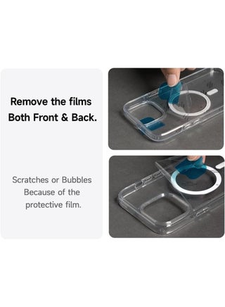 Clear Magnetic Case for iPhone 17 Pro, [MagSafe Compatible] Crystal Clear Shockproof Soft TPU Protective Cover, Supports Magnetic Car Mount & Wireless Charging - view 5