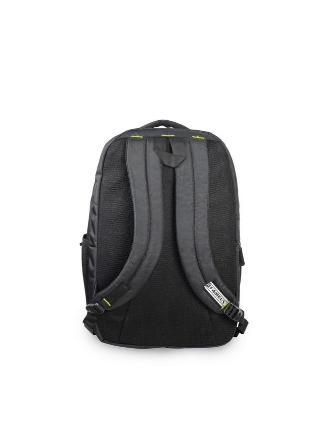 FAMEUS 32L Neon Green Print Laptop Backpack- Everyday Unisex/Compatible upto 17"/School/College/Office/Business/Travel/Gifting - Image 4